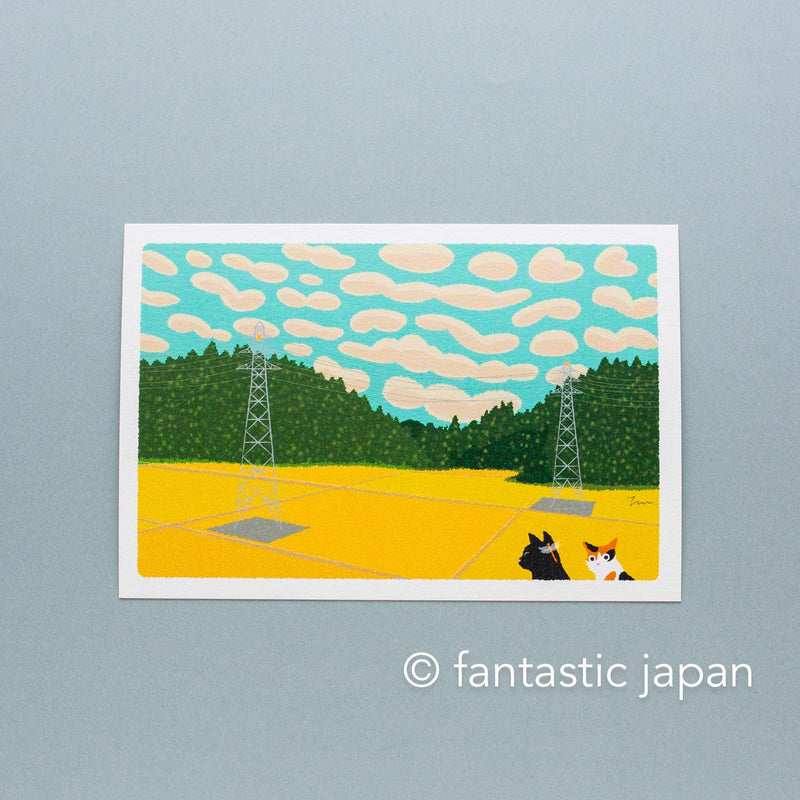 tabi-neko post card -Cirrocumulus clouds-
