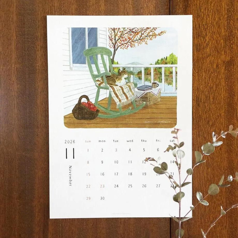 Asano Midori 2026 CALENDAR / A4 size / cozyca product