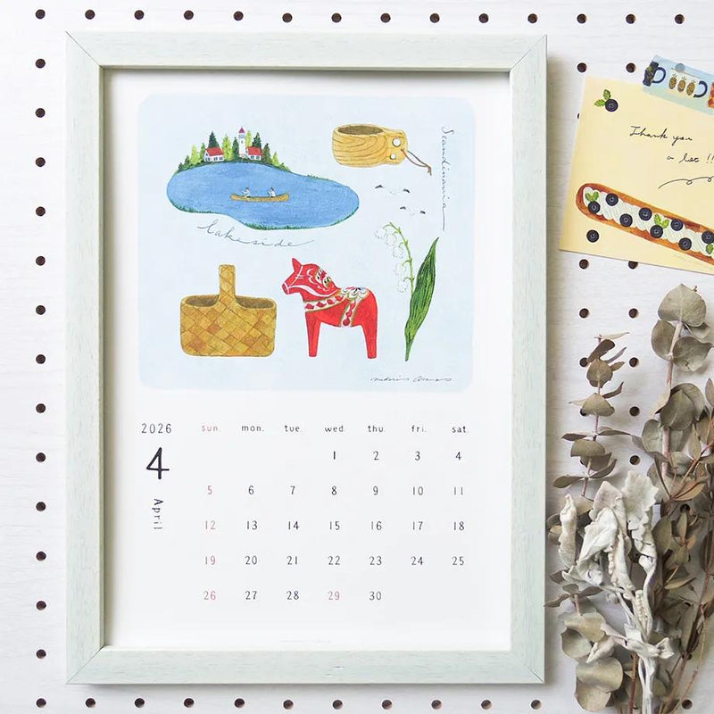 Asano Midori 2026 CALENDAR / A4 size / cozyca product