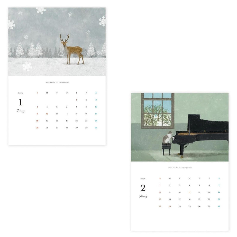 Akira Kusaka 2026 CALENDAR / A4 size / cozyca product
