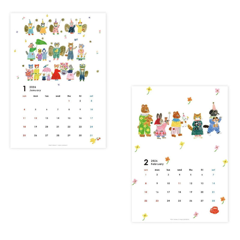 Aiko Fukawa 2026 CALENDAR / A4 size / cozyca product