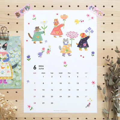 Aiko Fukawa 2026 CALENDAR / A4 size / cozyca product