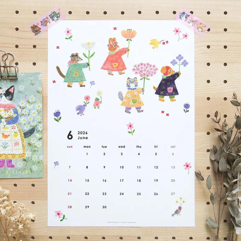 Aiko Fukawa 2026 CALENDAR / A4 size / cozyca product