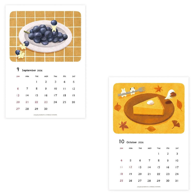 Mariko Fukuoka 2026 CALENDAR / A4 size / cozyca product