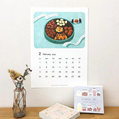 Mariko Fukuoka 2026 CALENDAR / A4 size / cozyca product