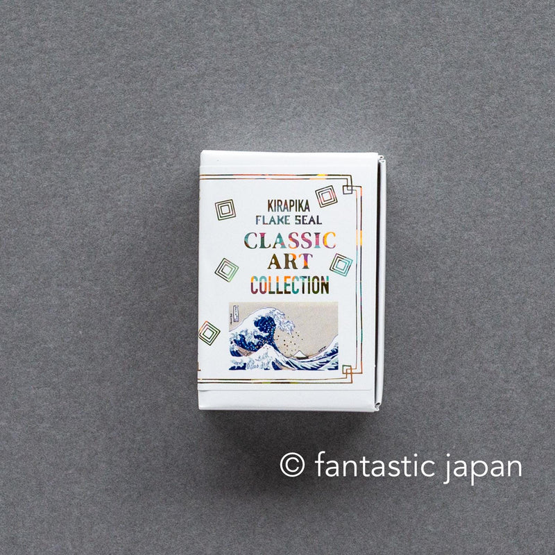 Flake stickers in a match box / classic art collection/ hokusai, sharaku