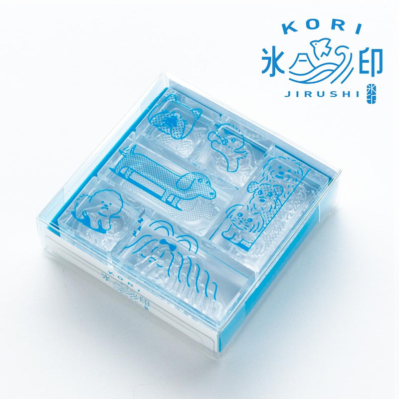 HITOTOKI / KORI Jirushi stamp set of 6 pieces - dog - / CLSSA-002