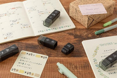 Paintable roller stamp -Cafe menu-