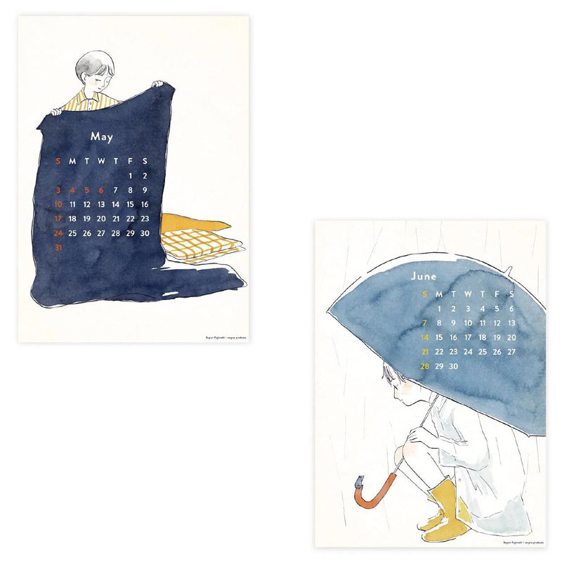 Sayuri Fujimaki 2026 CALENDAR / A4 size / cozyca product
