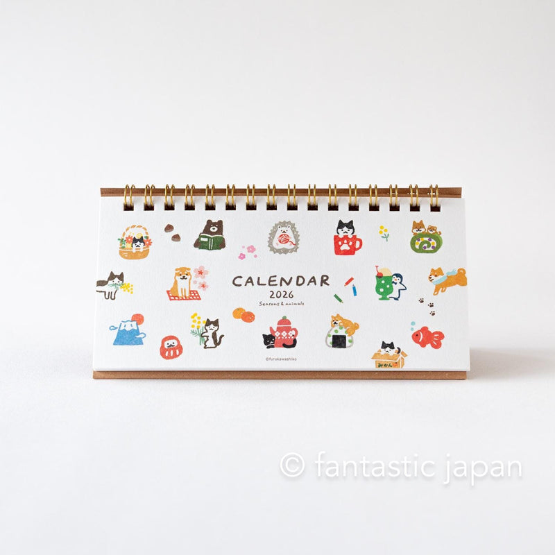 Furukawa paper｜2026 desktop ring calendar