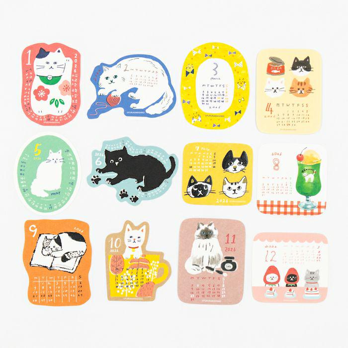 Furukawa paper｜2026 sticker calendar