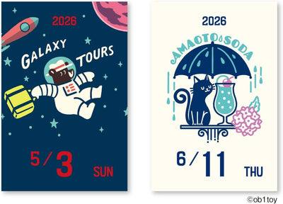 OB1TOY｜2026 tiny himekuri Page-a-Day Tear-off Calendar