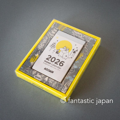 2026 MOOMIN Moon Phases Daily Mini Calendar mini