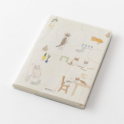 MIDORI | Pocket Diary Cat <A6>