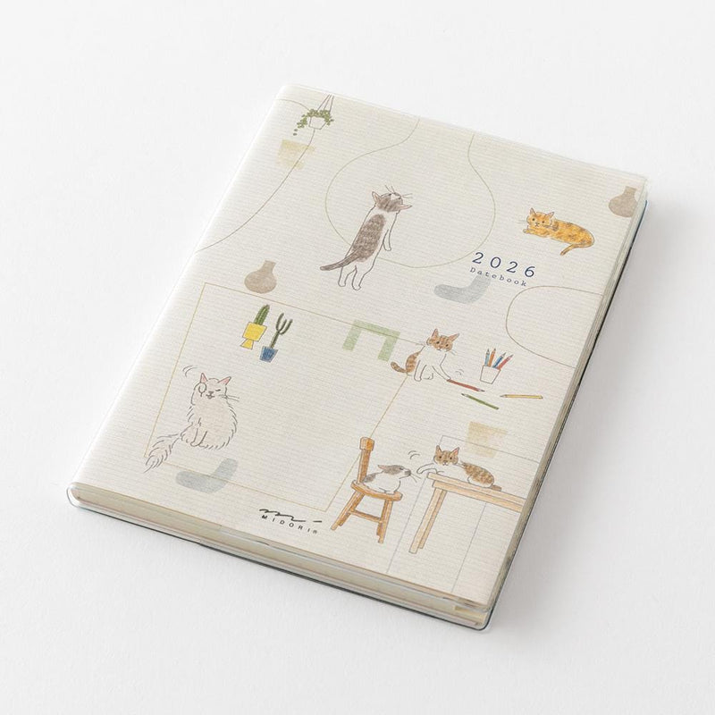 MIDORI | Pocket Diary Cat <A6>