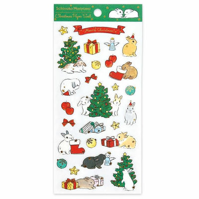 Schinako Moriyama washi sticker -Christmas tree-
