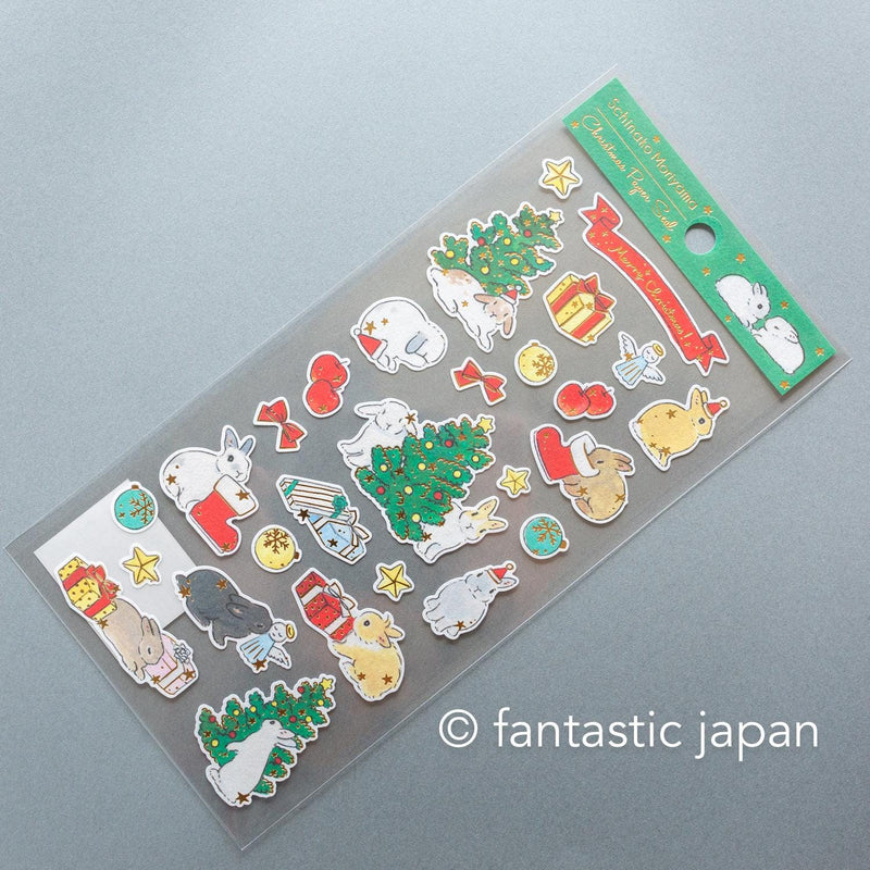 Schinako Moriyama washi sticker -Christmas tree-