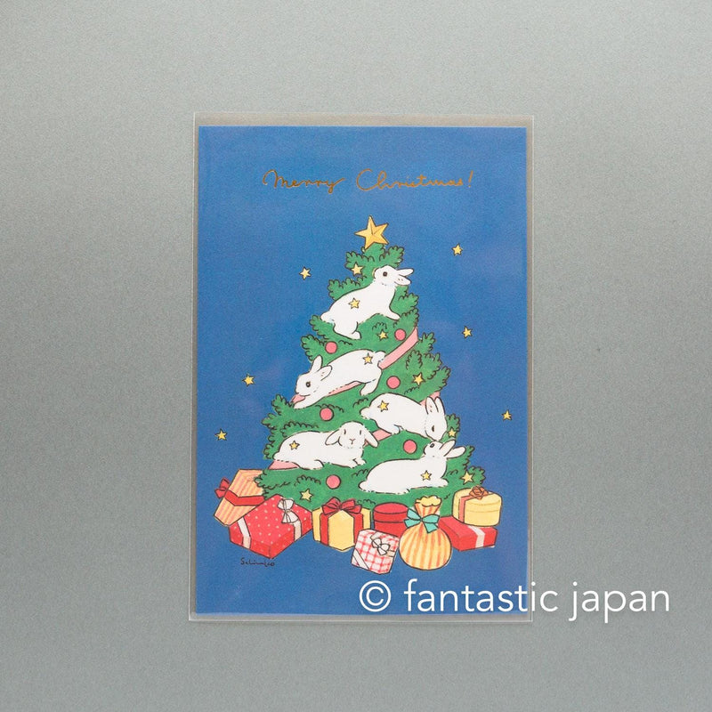 Schinako Moriyama post card -Christmas tree-