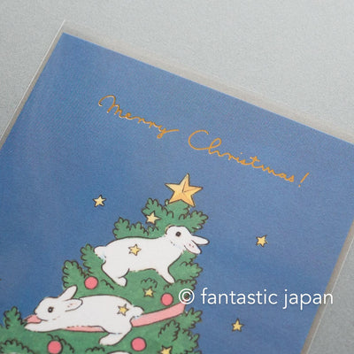 Schinako Moriyama post card -Christmas tree-