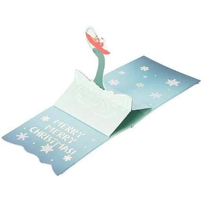 Christmas mini pop card / Close Encounter with the Unknown -Nessie-