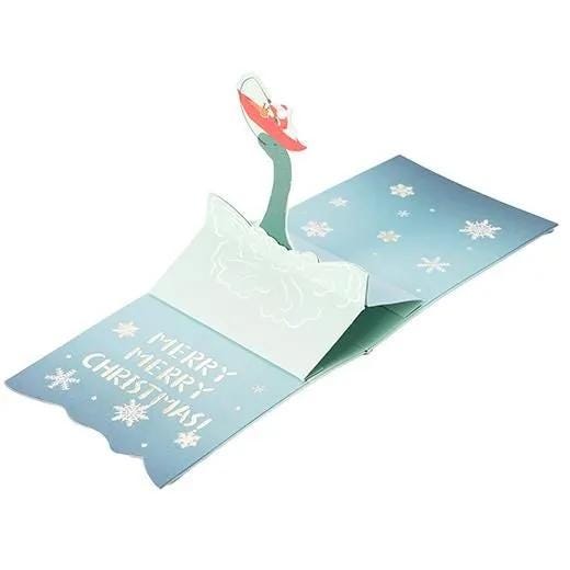 Christmas mini pop card / Close Encounter with the Unknown -Nessie-
