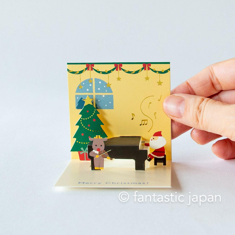 Christmas mini pop-up card -Christmas Concert-