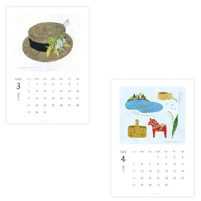 Asano Midori 2026 CALENDAR / A4 size / cozyca product