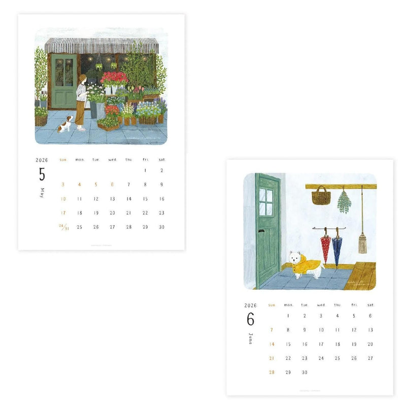 Asano Midori 2026 CALENDAR / A4 size / cozyca product