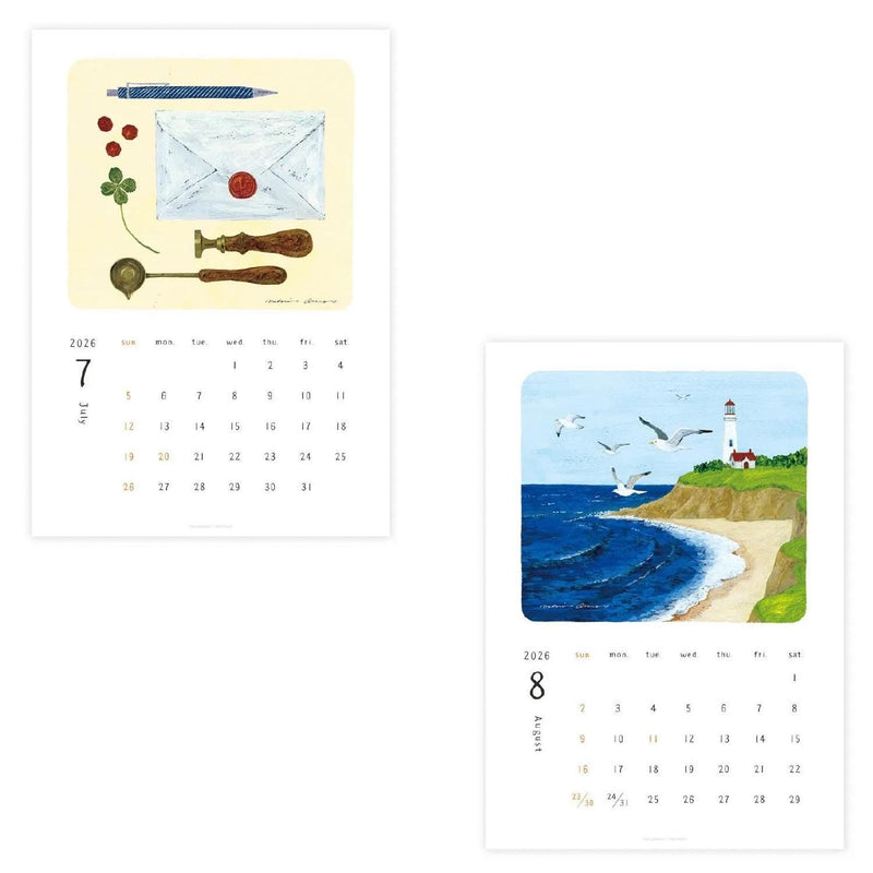 Asano Midori 2026 CALENDAR / A4 size / cozyca product