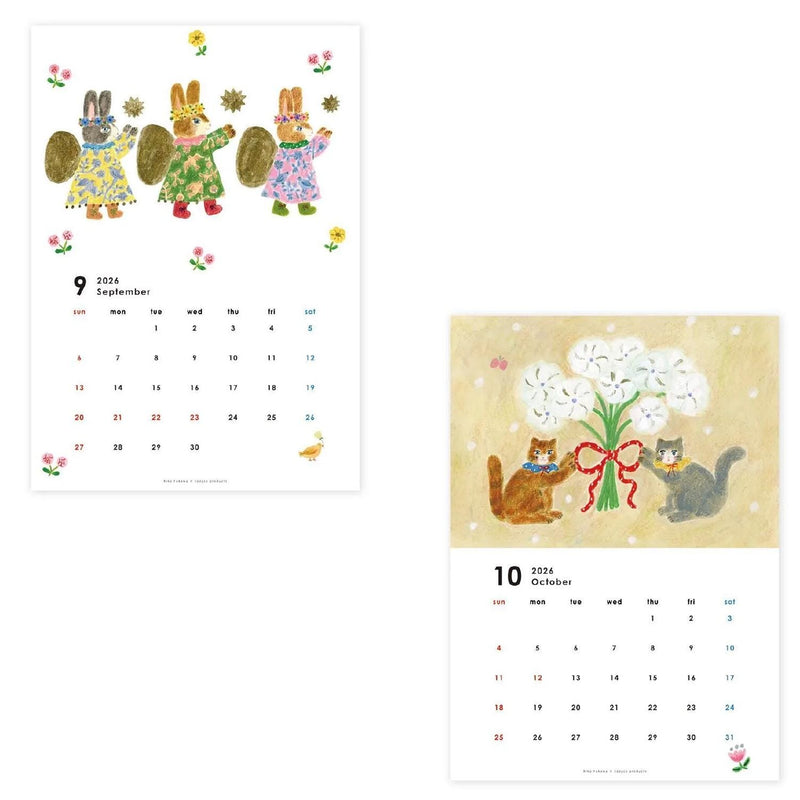 Aiko Fukawa 2026 CALENDAR / A4 size / cozyca product