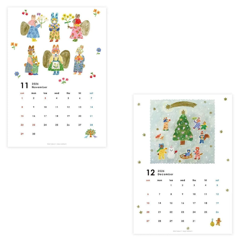 Aiko Fukawa 2026 CALENDAR / A4 size / cozyca product