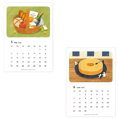 Mariko Fukuoka 2026 CALENDAR / A4 size / cozyca product