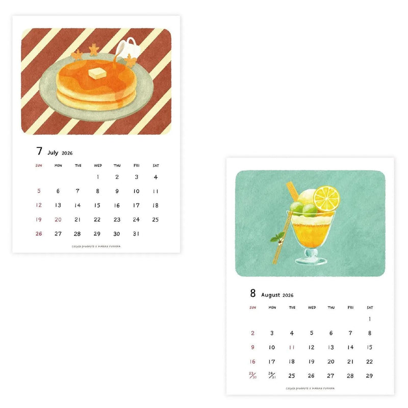 Mariko Fukuoka 2026 CALENDAR / A4 size / cozyca product