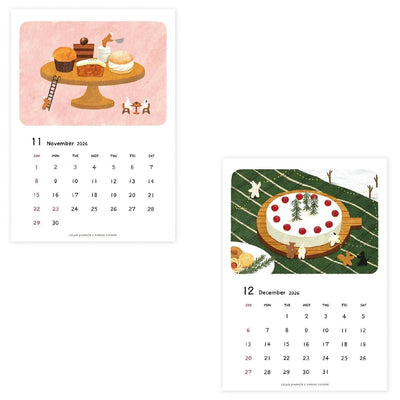 Mariko Fukuoka 2026 CALENDAR / A4 size / cozyca product