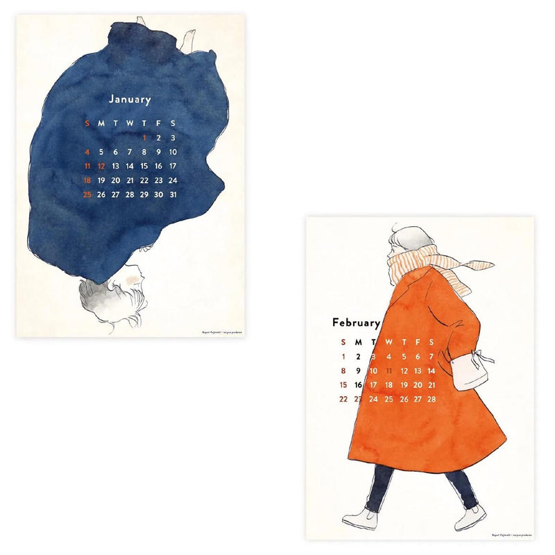 Sayuri Fujimaki 2026 CALENDAR / A4 size / cozyca product