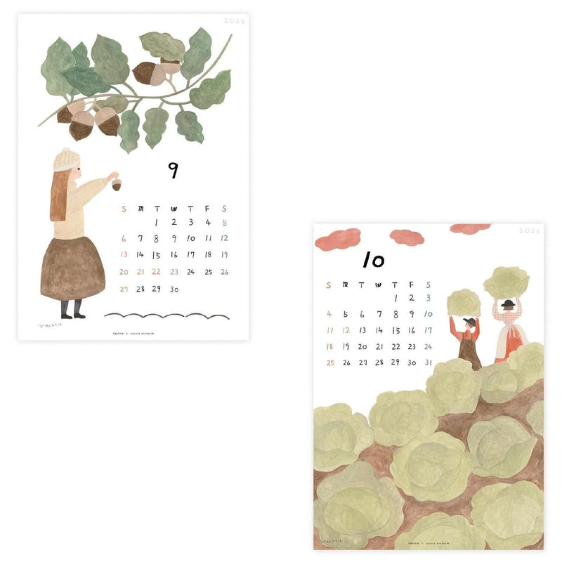 Necktie 2026 CALENDAR / A4 size / cozyca product