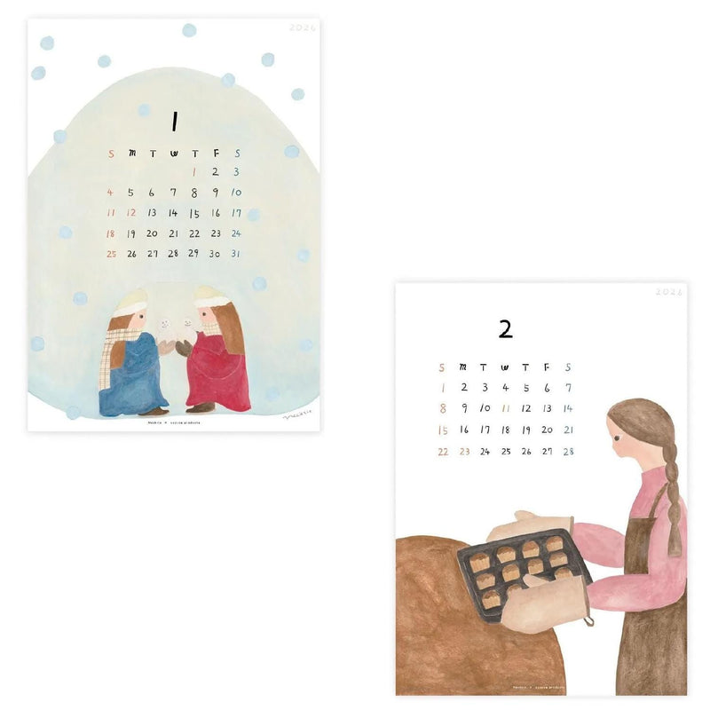 Necktie 2026 CALENDAR / A4 size / cozyca product