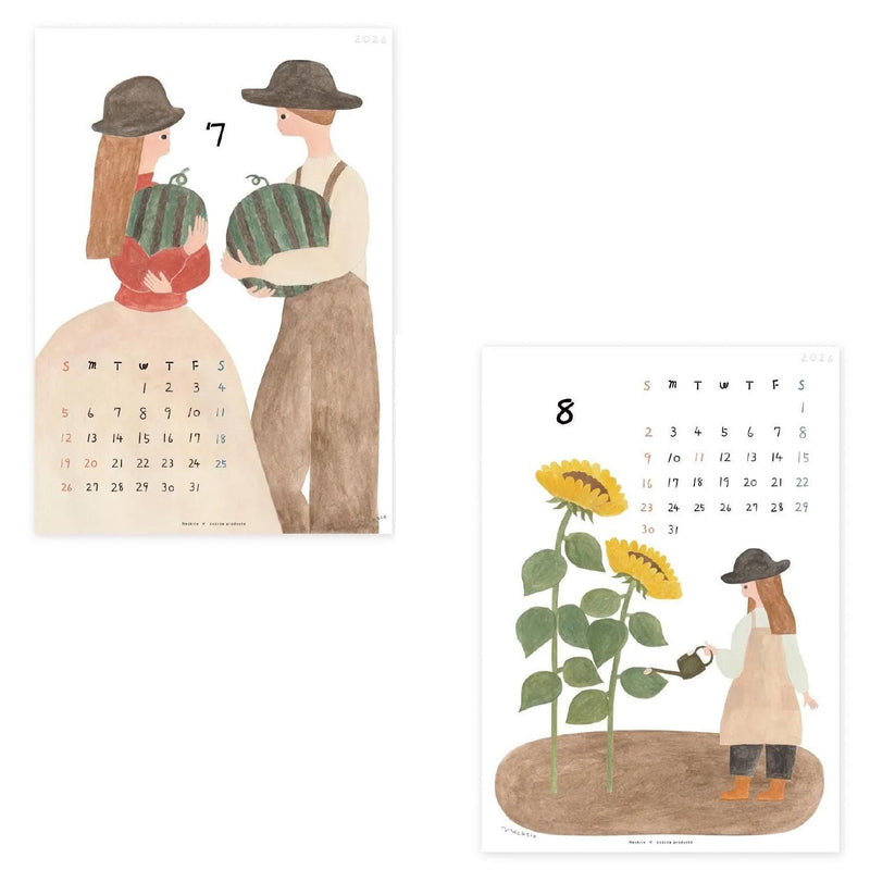 Necktie 2026 CALENDAR / A4 size / cozyca product