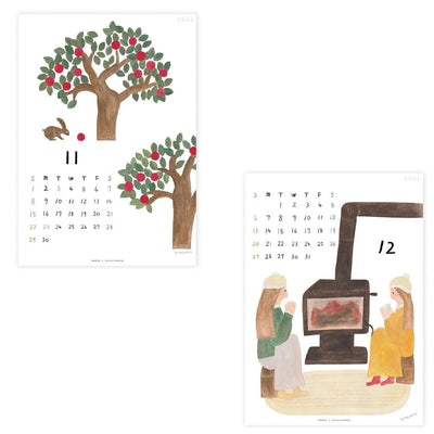 Necktie 2026 CALENDAR / A4 size / cozyca product