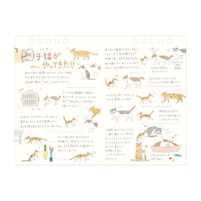 MIDORI｜2026 desktop ring calendar -Cat M size-