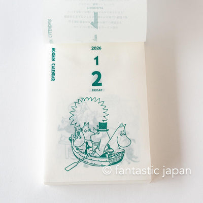 2026 MOOMIN daily calendar