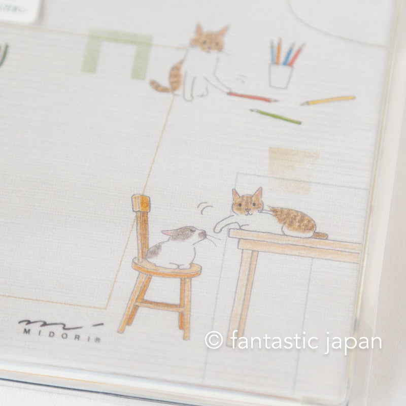 MIDORI | Pocket Diary Cat <A6>