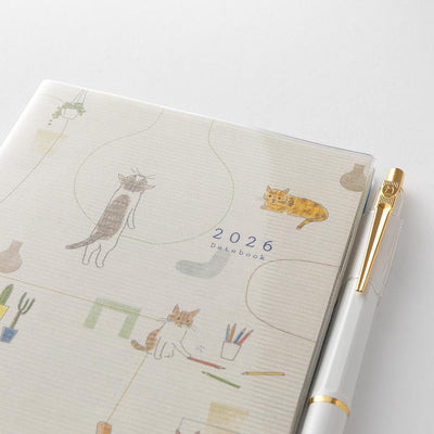 MIDORI | Pocket Diary Cat <A6>