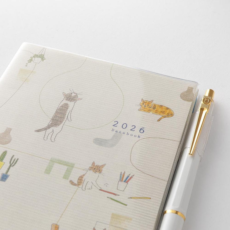 MIDORI | Pocket Diary Cat <A6>