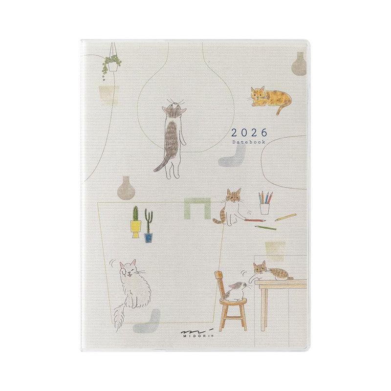 MIDORI | Pocket Diary Cat <A6>