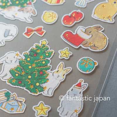 Schinako Moriyama washi sticker -Christmas tree-