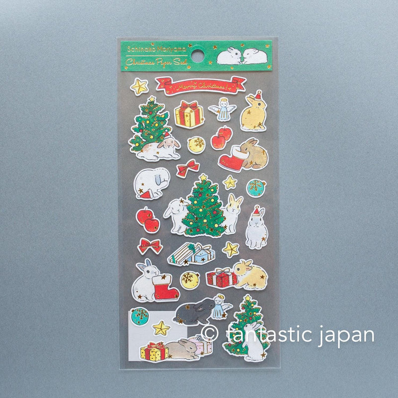 Schinako Moriyama washi sticker -Christmas tree-