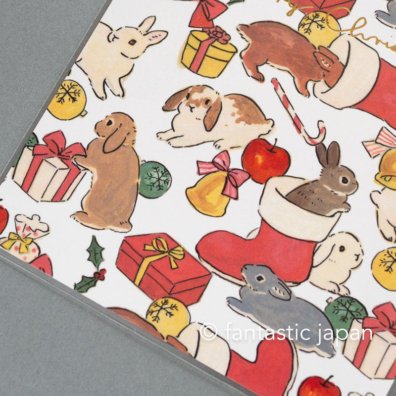 Schinako Moriyama post card -Full of rabbits-