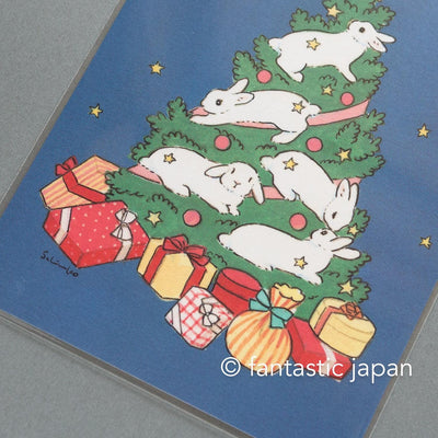 Schinako Moriyama post card -Christmas tree-