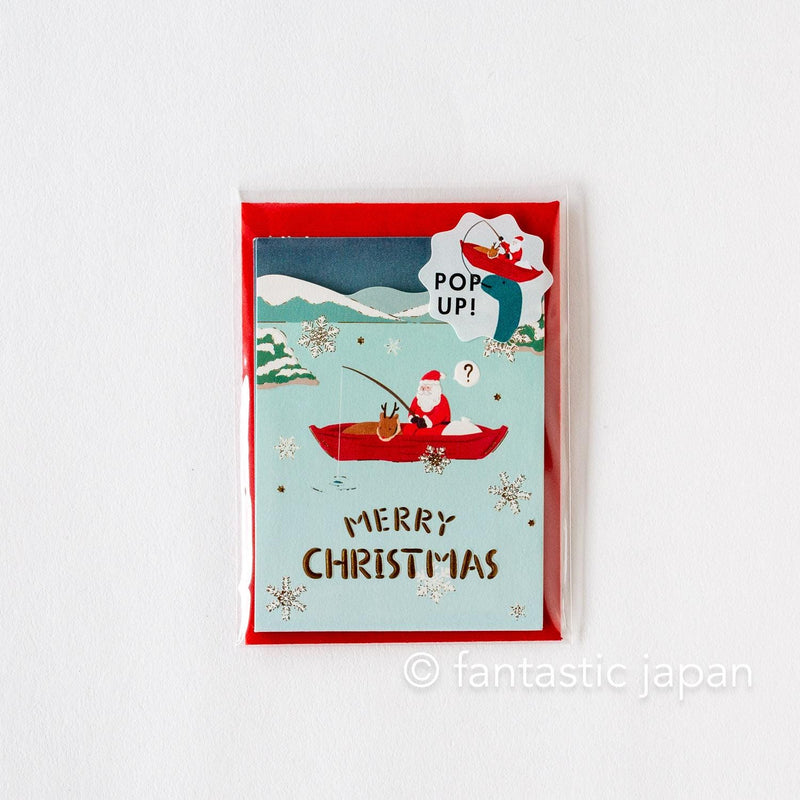 Christmas mini pop card / Close Encounter with the Unknown -Nessie-